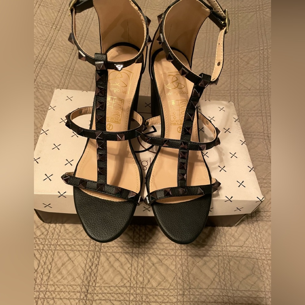Studded heels